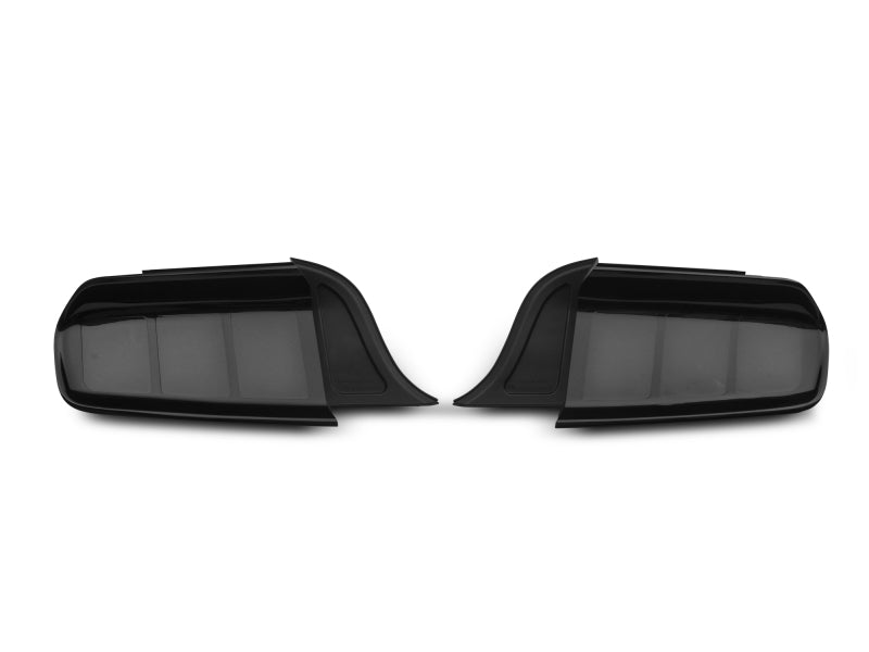 Raxiom 15-22 Ford Mustang Profile LED Tail Lights - Gloss Black Housing (Smoked Lens) Raxiom Tail Lights AXOPROS