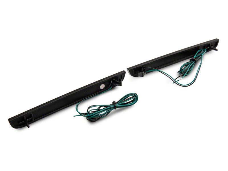 Raxiom 15-23 Dodge Challenger Axial Series LED Rear Bumper Reflector Lamps- Smoked Raxiom Light Bars & Cubes AXOPROS