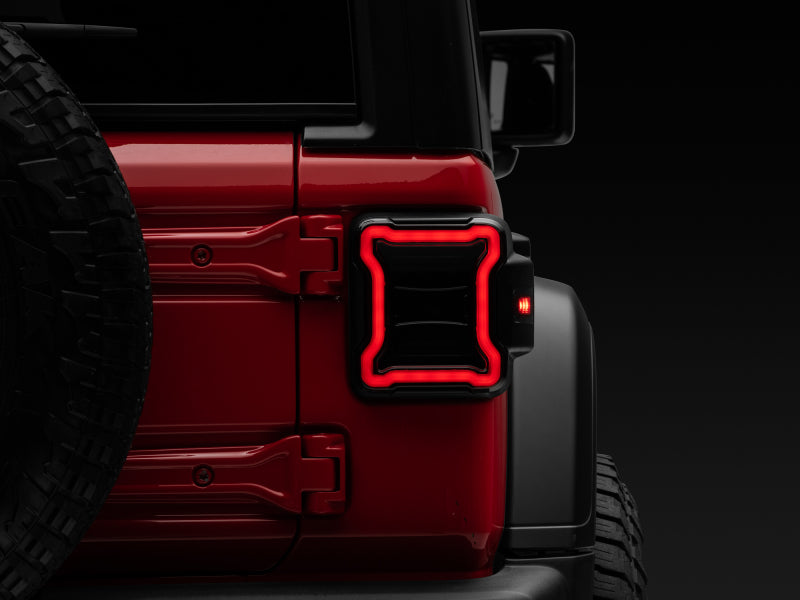 Raxiom 18-22 Jeep Wrangler JL LED Tail Lights- Black Housing (Smoked Lens) Raxiom Tail Lights  AXOPROS