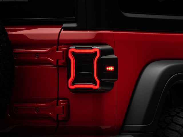 Raxiom 18-22 Jeep Wrangler JL LED Tail Lights- Black Housing (Smoked Lens) Raxiom Tail Lights  AXOPROS