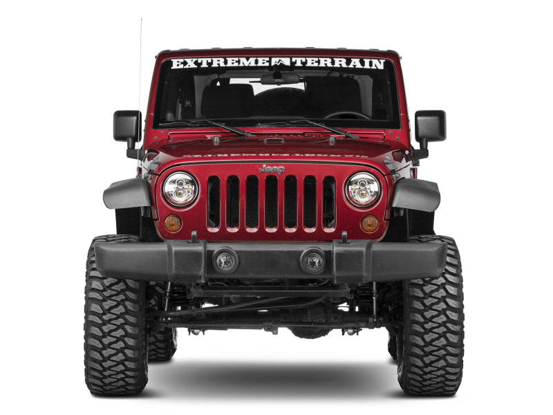 Raxiom 97-18 Jeep Wrangler TJ/JK Axial Series LED Daymaker Headlights- Chrome Housing (Clear Lens) Raxiom Headlights AXOPROS