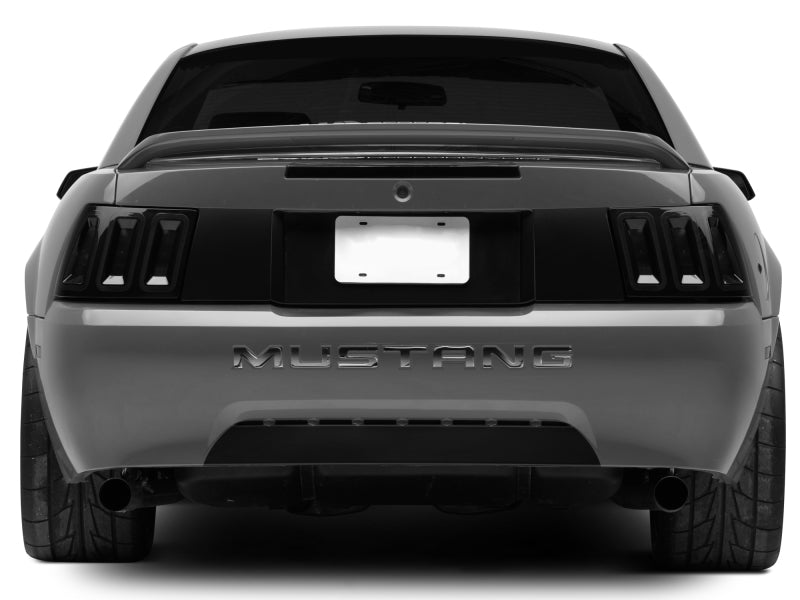 Raxiom 99-04 Ford Mustang Excluding 99-01 Cobra Icon LED Tail Lights- Black Housing (Smoked Lens) Raxiom Tail Lights  AXOPROS