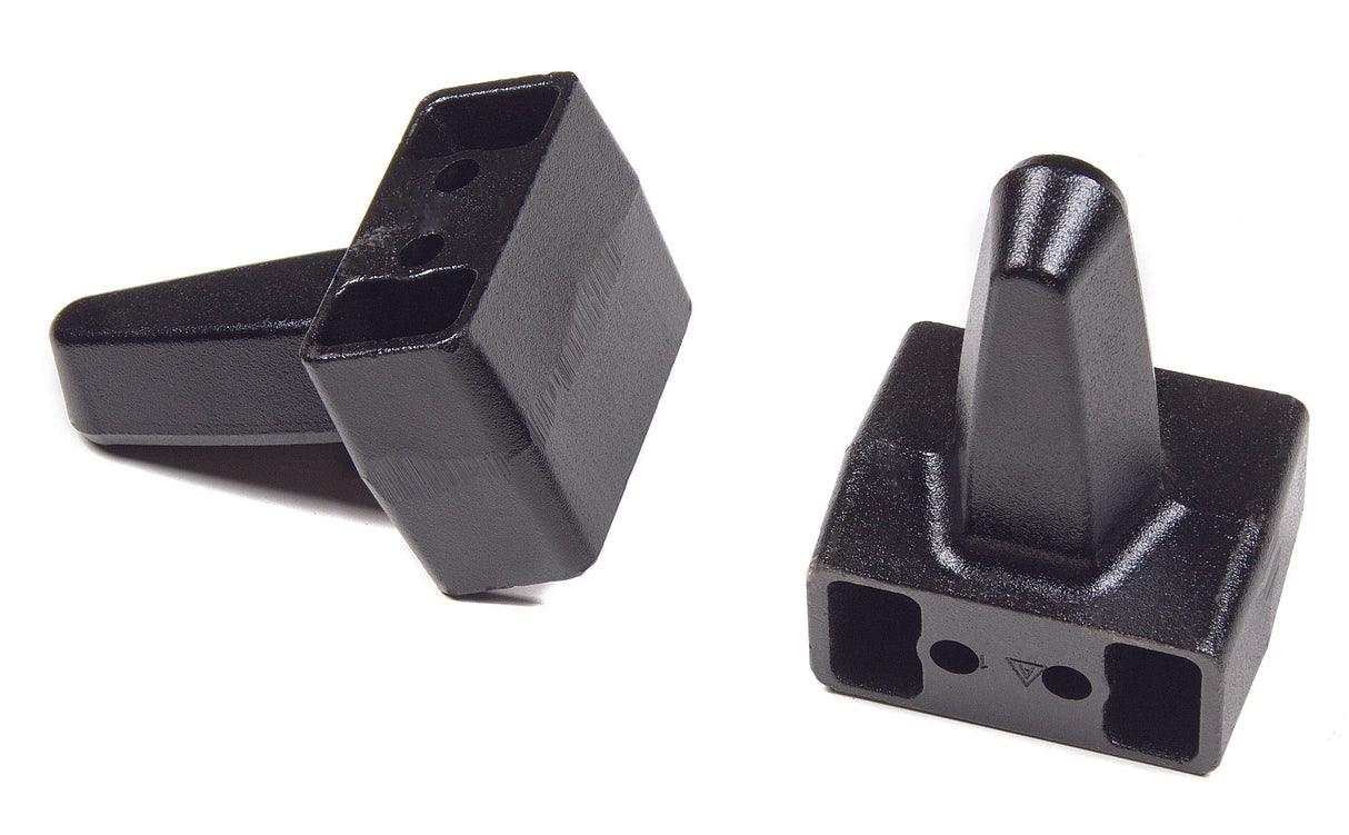 Rear Lift Blocks W/ Wing - Steel - 4 Inch Lift - Ford F250/F350 Super Duty (08-16) BDS Suspension Suspension Leaf Spring Block Kit  AXOPROS