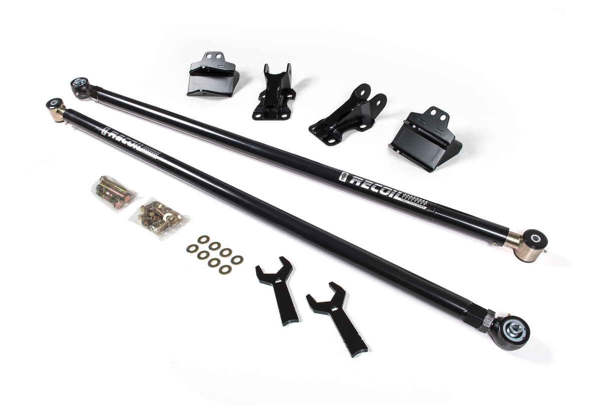 Recoil Traction Bar Kit - Chevy Silverado And GMC Sierra 2500 / 3500 HD (20-24) Long Bed BDS Suspension Suspension Traction Bar Bracket AXOPROS