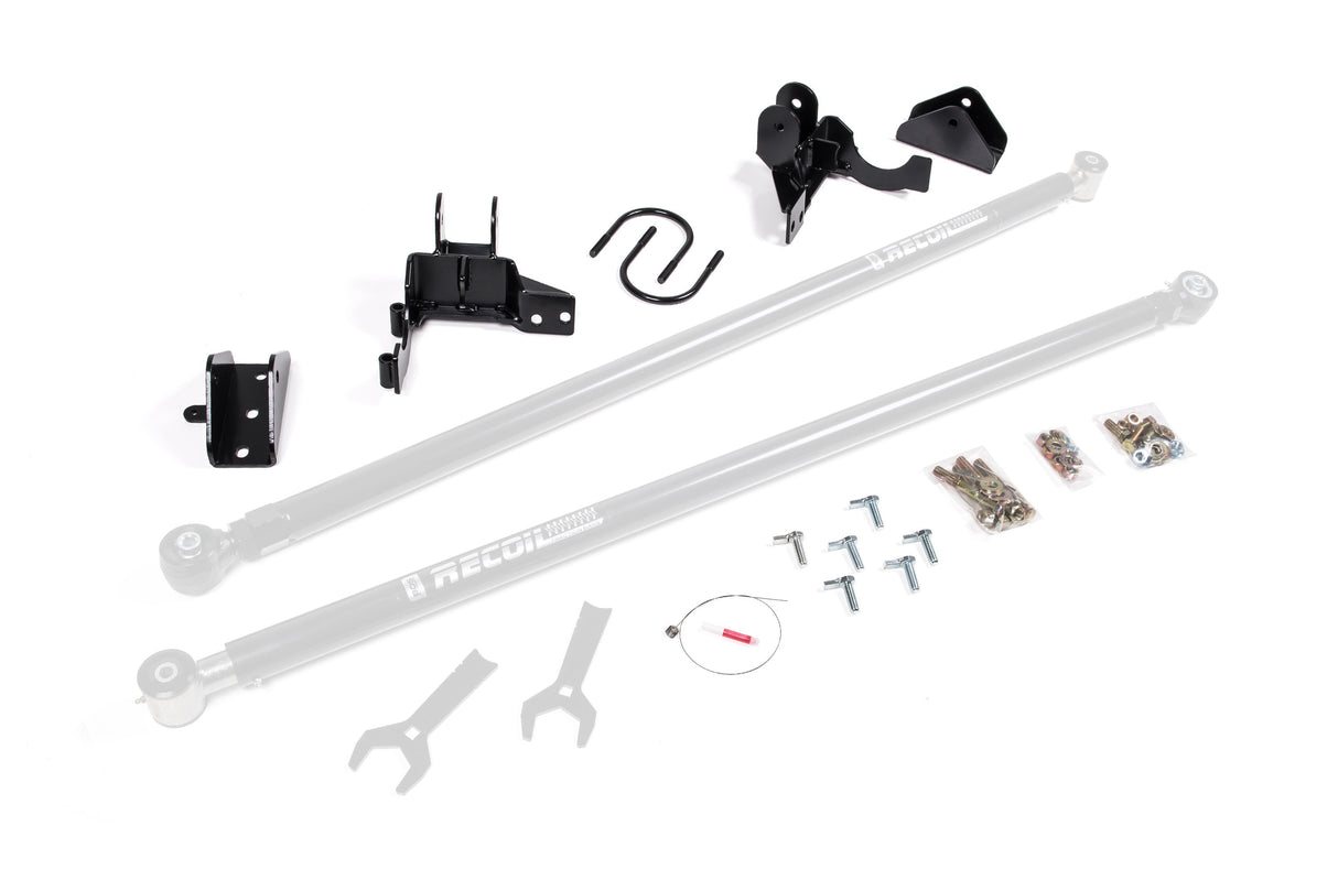 Recoil Traction Bar Mounting Kit - Chevy Silverado And GMC Sierra 2500HD / 3500HD (11-19) - SRW/DRW BDS Suspension Suspension Traction Bar Bracket  AXOPROS