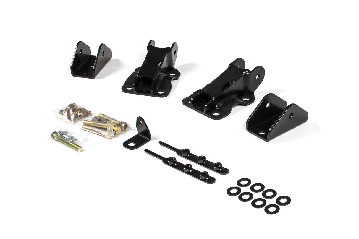 Recoil Traction Bar Mounting Kit - Ford F250 / F350 Super Duty (17-24) 4WD - 3.5-4 Inch Axle BDS Suspension Suspension Traction Bar Bracket  AXOPROS