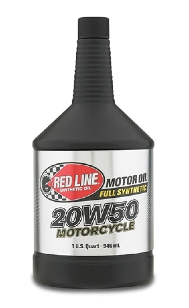 Red Line 20W50 Motorcycle Oil - Quart Red Line Motor Oils AXOPROS