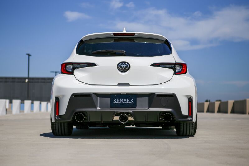 REMARK Catback Exhaust, Toyota GR Corolla, Elite Spec Stainless Center Cover Remark Catback AXOPROS