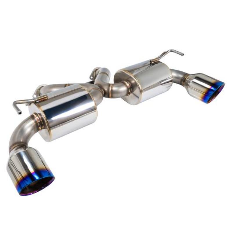 Remark Nissan 370Z (Z34) V2 Axle Back Exhaust w/ Burnt Stainless Steel Double Wall Tip Remark Axle Back AXOPROS