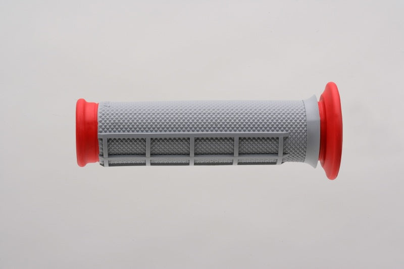 Renthal ATV Dual Compound Grips 1/2 Waffle - Red Renthal Grips AXOPROS