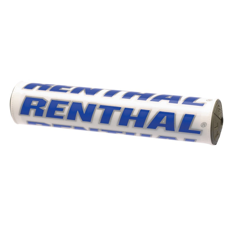 Renthal SX Pad 10 in. White/Silver/ Blue Renthal Bar Pads AXOPROS
