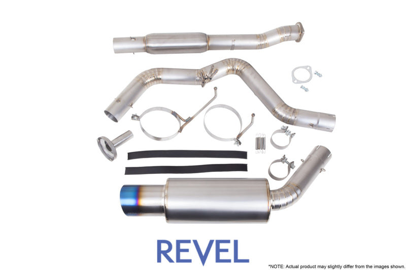 Revel 15-21 WRX/STi 11-14 WRX STi 08-14 WRX Ultra Ti Titanium Single Exit Catback Exhaust Revel Catback AXOPROS