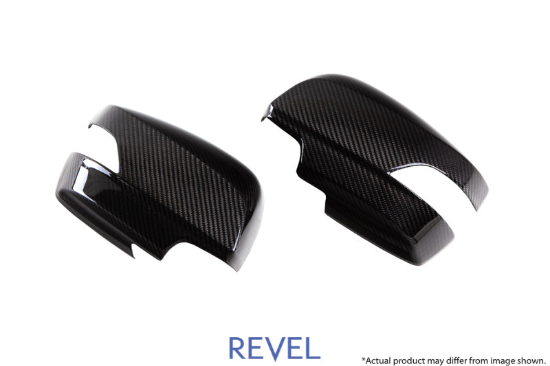 Revel GT Dry Carbon Mirror Covers (Left & Right) 15-18 Subaru WRX/STI - 2 Pieces Revel Carbon Accessories AXOPROS