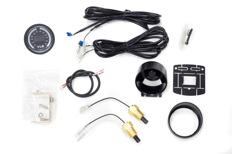 Revel VLS 52mm 50-300 Deg F Dual Intercooler Temperature Gauge Revel Gauges AXOPROS