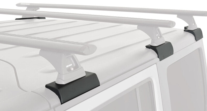 Rhino-Rack 07-18 Jeep Wrangler JK 4 Door 3 Base Backbone Mounting System Rhino-Rack Roof Rack AXOPROS