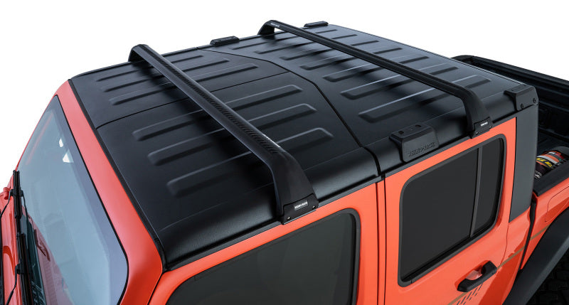 Rhino-Rack 07-22 Jeep Wrangler JK/JL 4 Door Hard Top Vortex SG 2 Bar Roof Rack - Black Rhino-Rack Roof Rack AXOPROS