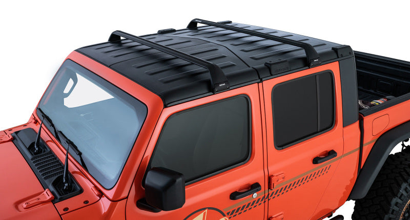 Rhino-Rack 07-22 Jeep Wrangler JK/JL 4 Door Hard Top Vortex SG 2 Bar Roof Rack - Black Rhino-Rack Roof Rack AXOPROS