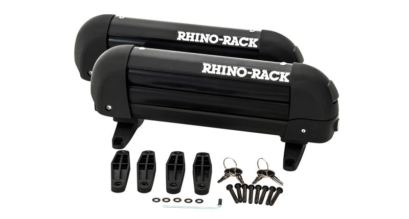 Rhino-Rack Universal Ski Carrier - Fits 2 Pairs of Skis - Black Rhino-Rack Winter Sport Racks AXOPROS