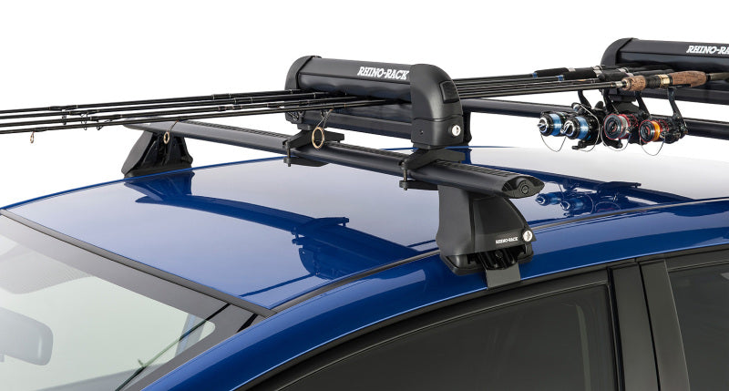 Rhino-Rack Universal Ski/Snowboard Carrier - Fits 3 Pairs of Skis or 2 Snowboards - Black Rhino-Rack Winter Sport Racks  AXOPROS