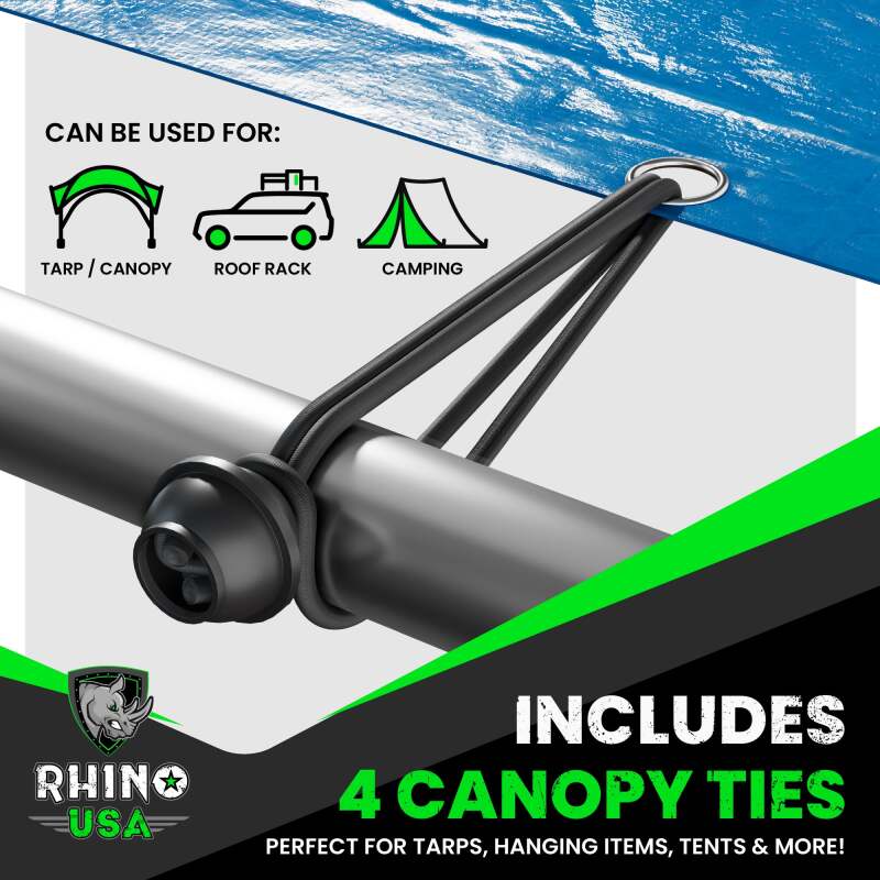 Rhino USA 28Pc Bungee Cord Assortment Rhino USA Cargo Tie-Downs AXOPROS