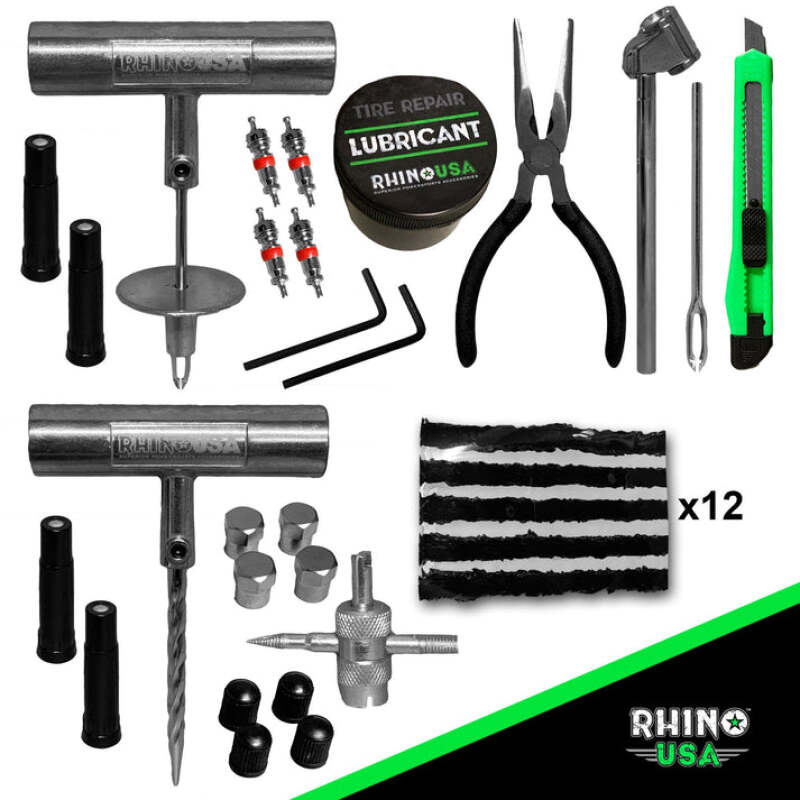 Rhino USA Tire Repair Plug Kit, 86 Pieces Rhino USA Tire Pressure Sensors  AXOPROS