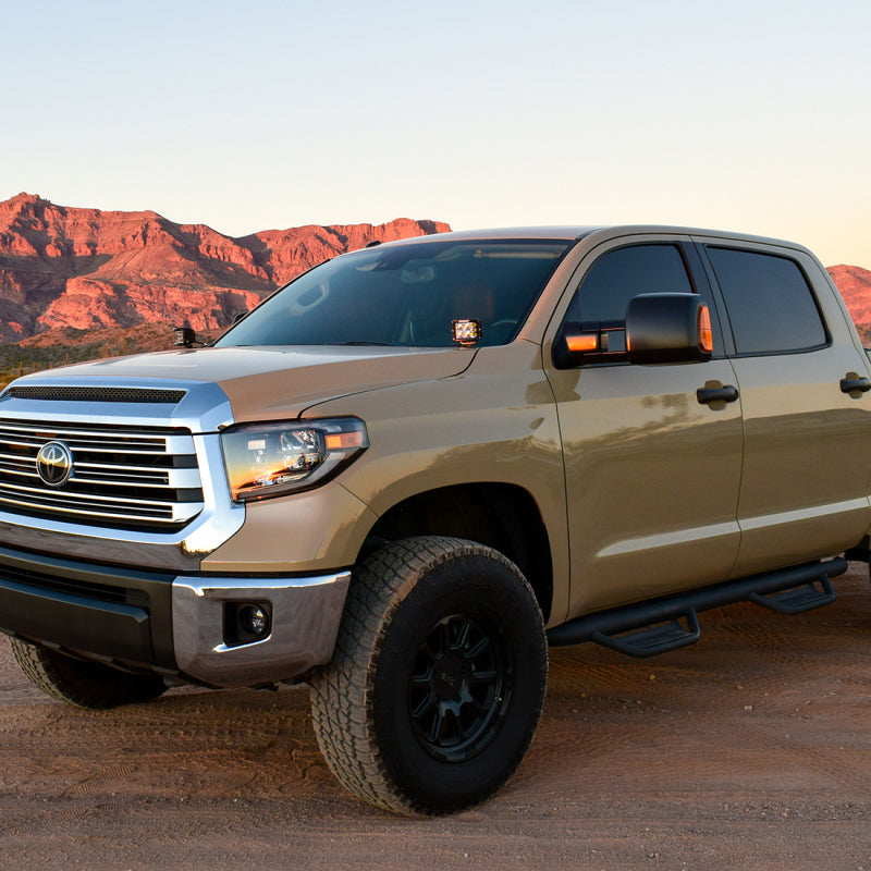Rigid Industries 14-20 Toyota Tundra A-Pillar Light Kit w/D-SS Flood Rigid Industries Light Bars & Cubes AXOPROS