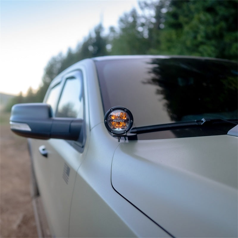 Rigid Industries 2019+ Dodge Ram 1500 A-Pillar LED Light Mounts Rigid Industries Light Mounts AXOPROS