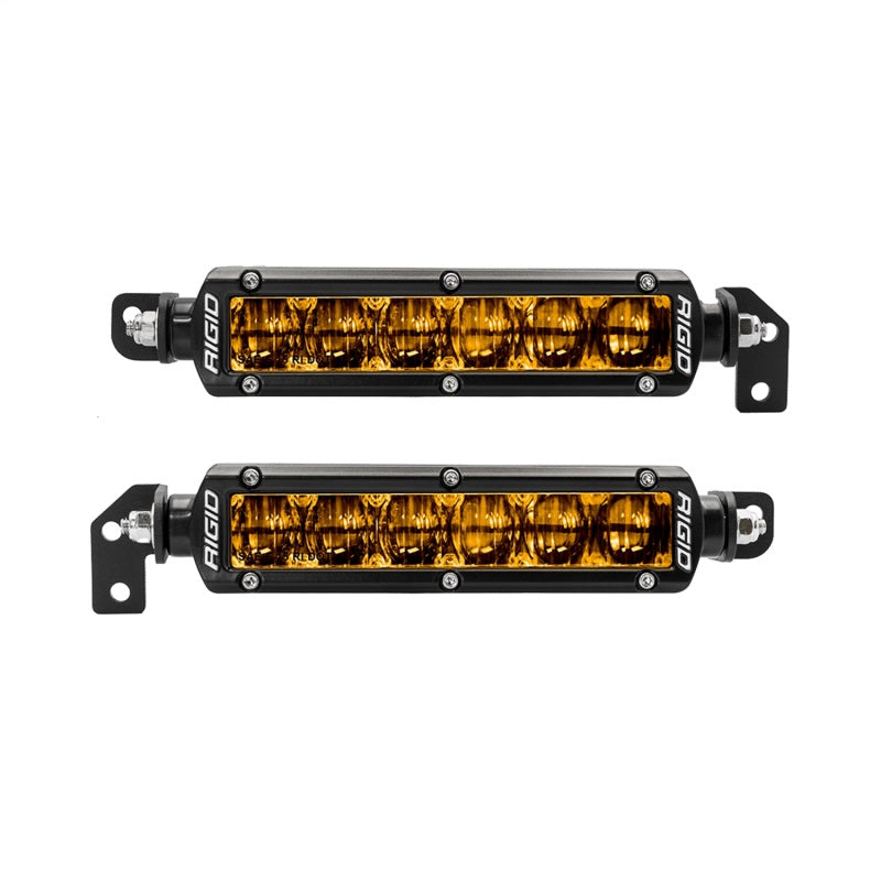 Rigid Industries 2022+ Toyota Tundra 6in SR-Series Selective Yellow Fog Light Kit Rigid Industries Light Mounts AXOPROS