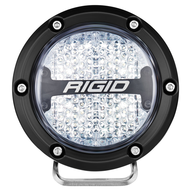 Rigid Industries 360-Series 4in LED Off-Road Diffused Beam - RGBW Backlight (Pair) Rigid Industries Light Bars & Cubes AXOPROS