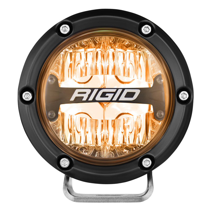 Rigid Industries 360-Series 4in LED Off-Road Drive Beam - RGBW (Pair) Rigid Industries Light Bars & Cubes AXOPROS