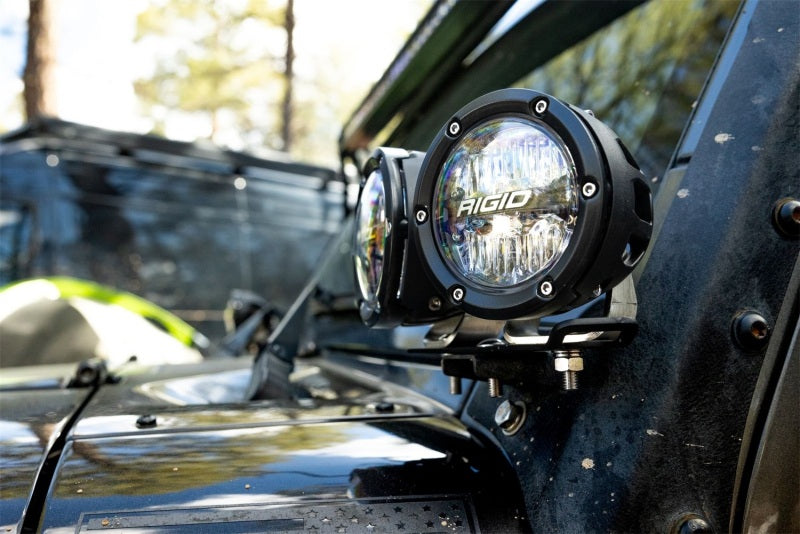 Rigid Industries 360-Series 4in LED Off-Road Drive Beam - RGBW (Pair) Rigid Industries Light Bars & Cubes AXOPROS