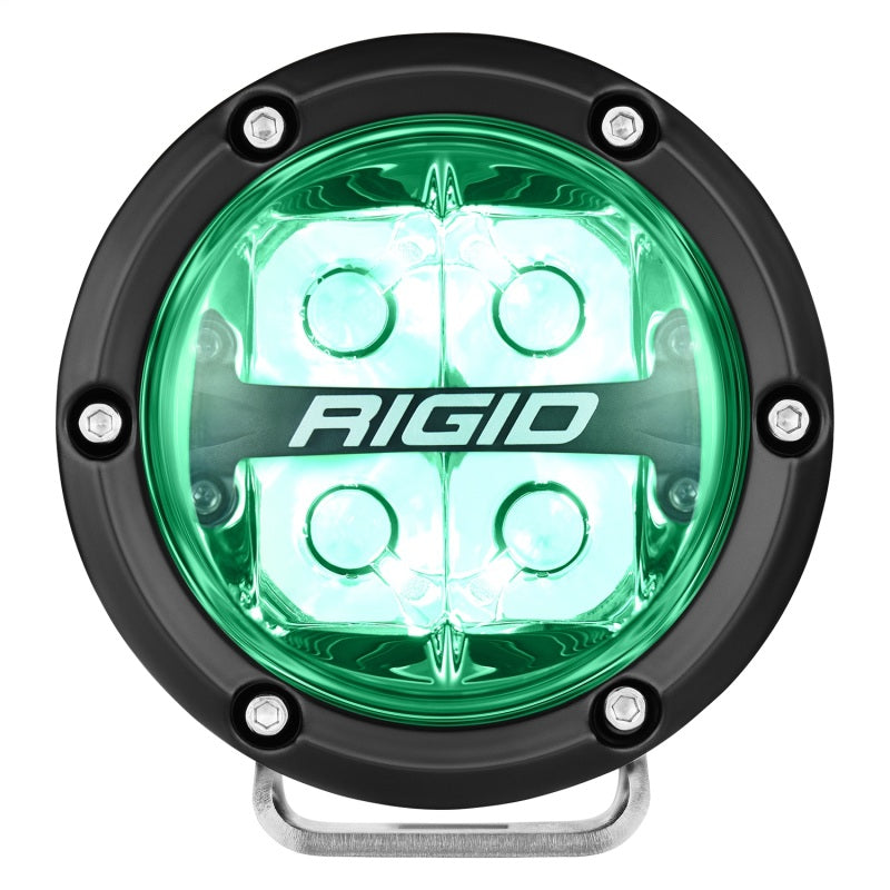 Rigid Industries 360-Series 4in LED Off-Road Spot Beam - RGBW (Pair) Rigid Industries Light Bars & Cubes AXOPROS