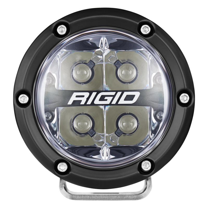 Rigid Industries 360-Series 4in LED Off-Road Spot Beam - RGBW (Pair) Rigid Industries Light Bars & Cubes AXOPROS