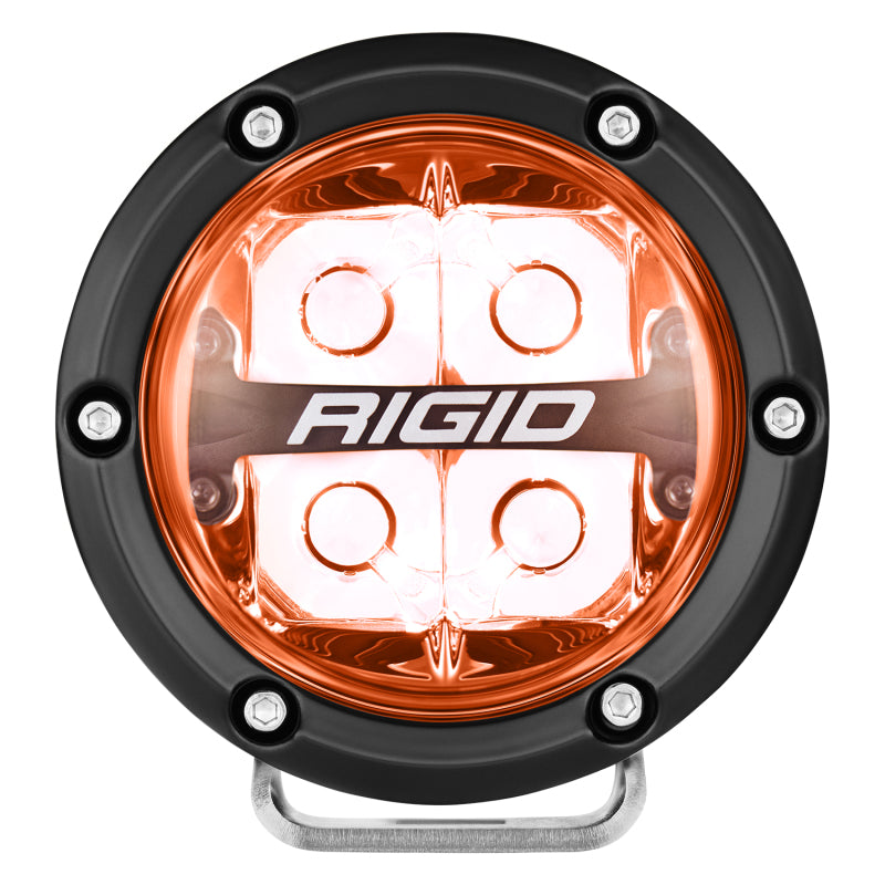 Rigid Industries 360-Series 4in LED Off-Road Spot Beam - RGBW (Pair) Rigid Industries Light Bars & Cubes AXOPROS