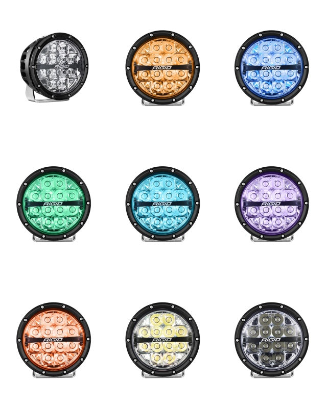 Rigid Industries 360-Series 6in LED Off-Road Spot Beam - RGBW Rigid Industries Light Bars & Cubes AXOPROS