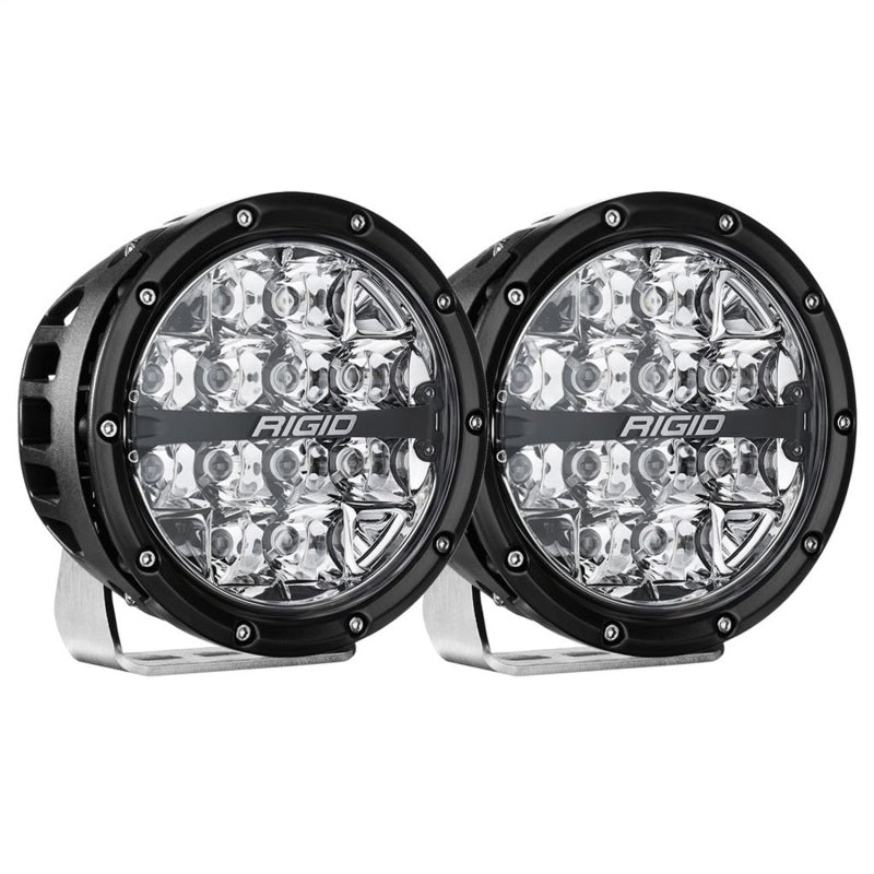 Rigid Industries 360-Series 6in LED Off-Road Spot Beam - RGBW (Pair) Rigid Industries Light Bars & Cubes AXOPROS