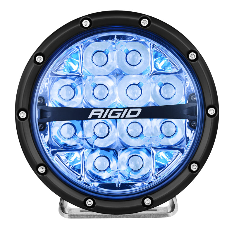 Rigid Industries 360-Series 6in LED Off-Road Spot Beam - RGBW (Pair) Rigid Industries Light Bars & Cubes AXOPROS