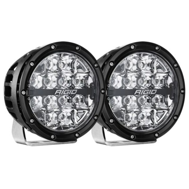 Rigid Industries 360-Series 6in LED Off-Road Spot Beam - RGBW (Pair) Rigid Industries Light Bars & Cubes AXOPROS