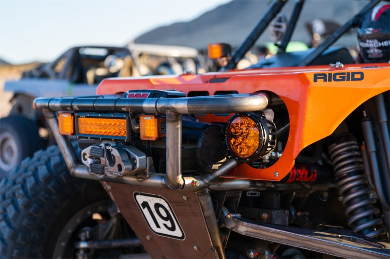 Rigid Industries 360-Series 6in SAE Fog w/ Amber PRO Lens - White (Pair) Rigid Industries Light Bars & Cubes AXOPROS