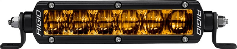 Rigid Industries 6in SR-Series Pro Dot / SAE Fog Lights (Pair) - Selective Yellow Rigid Industries Light Bars & Cubes AXOPROS