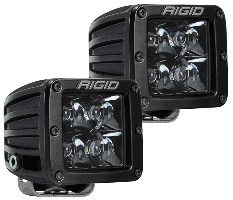 Rigid Industries D-Series Midnight Edition - Spot - Set of 2 Rigid Industries Light Bars & Cubes AXOPROS