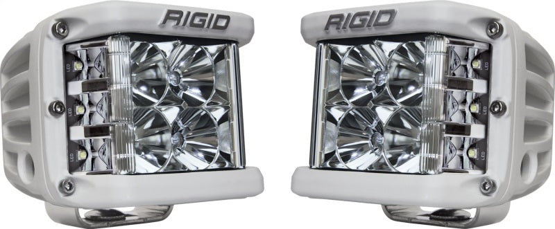 Rigid Industries D-SS - Flood - Set of 2 - White Housing Rigid Industries Light Bars & Cubes AXOPROS
