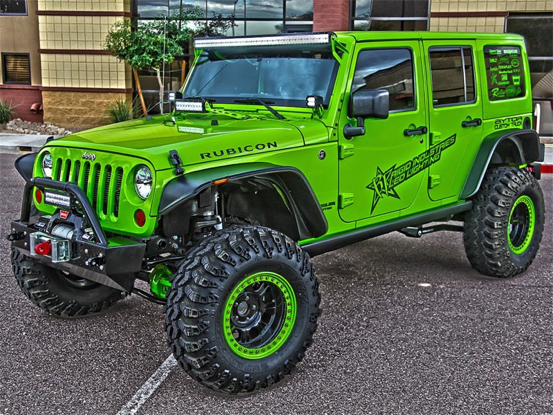 Rigid Industries Jeep JK - A-Pillar Mount Kit - Mounts set of Dually/D2 Rigid Industries Light Mounts AXOPROS