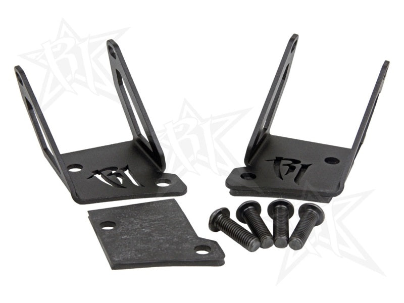 Rigid Industries Jeep JK - A-Pillar Mount Kit - Mounts set of Dually/D2 Rigid Industries Light Mounts AXOPROS