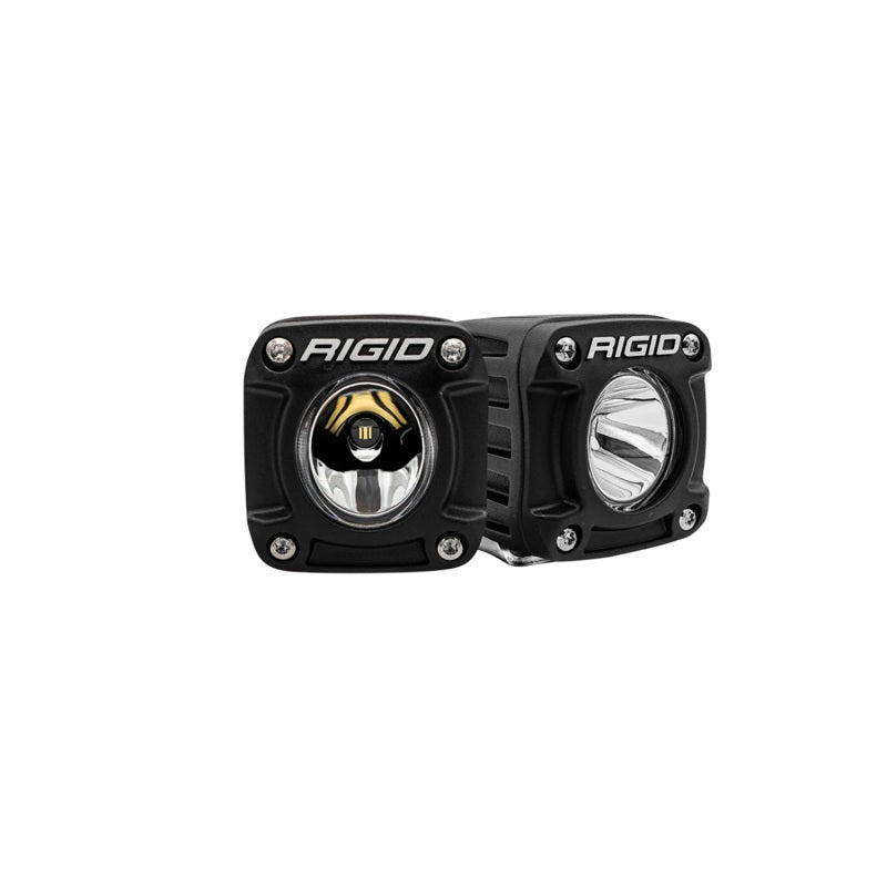Rigid Industries Revolve Pod w/Amber Trim Ring - Pair Rigid Industries Light Bars & Cubes AXOPROS
