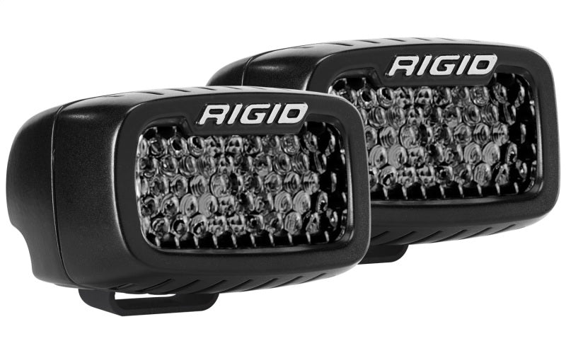 Rigid Industries SR-M Series PRO Midnight Edition - Spot - Diffused - Pair Rigid Industries Light Bars & Cubes AXOPROS