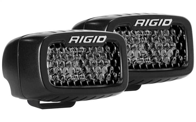 Rigid Industries SR-M Series PRO Midnight Edition - Spot - Diffused - Pair Rigid Industries Light Bars & Cubes AXOPROS