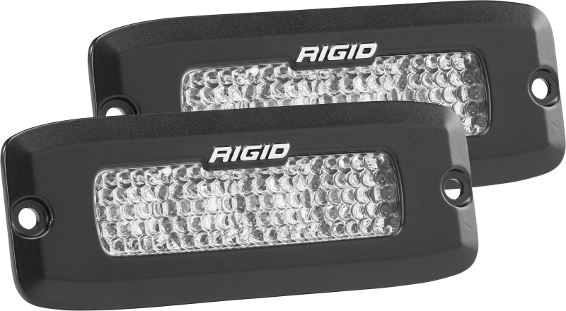 Rigid Industries SRQ - 60 Deg. Lens - White - Flush Mount - Set of 2 Rigid Industries Light Bars & Cubes AXOPROS