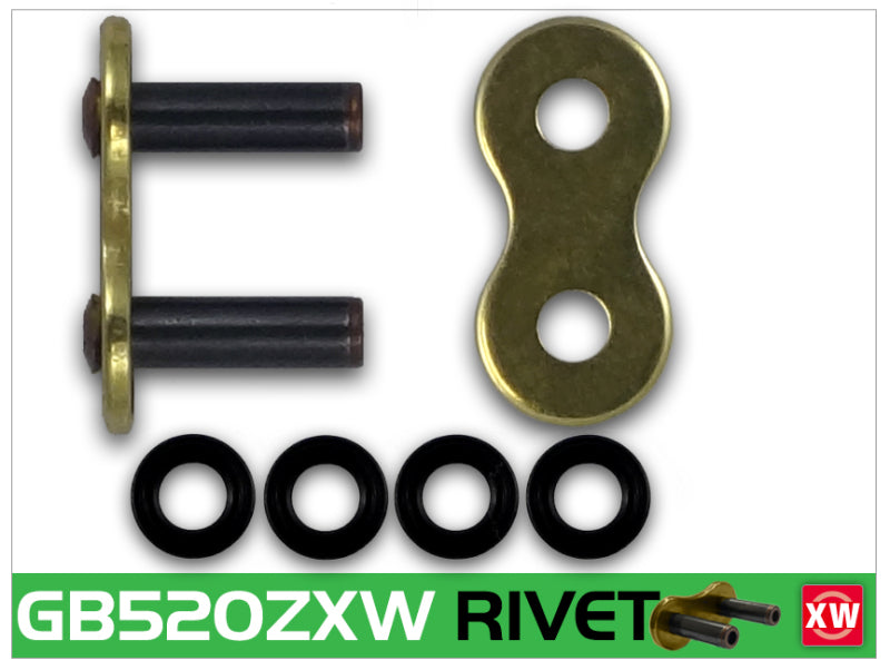 RK Chain GB520ZXW-RIVET - Gold RK Chain Chains AXOPROS