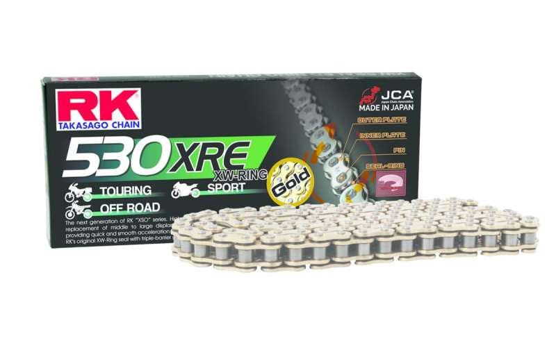 RK Chain GB530XRE-130L XW-Ring - Gold RK Chain Chains AXOPROS